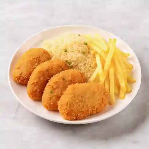 Combo 1k arroz + pollo apanado para 3