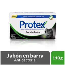 Protex Jabón Antibacterial Carbón Detox