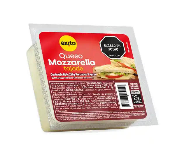 Queso Mozarella Éxito