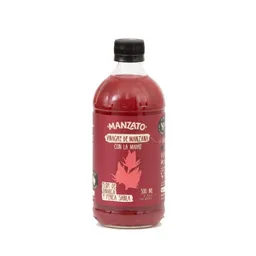 Manzato Vinagre de Manzana Flor de Jamaica y Penca de Sábila