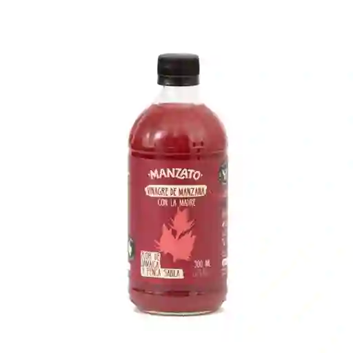 Manzato Vinagre de Manzana Flor de Jamaica y Penca de Sábila