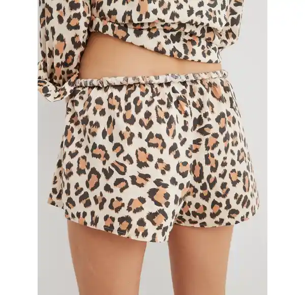 Short de Pijama Aerie Beige Talla X-SMALL American Eagle