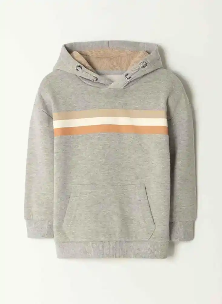 Buzo Con Capucha 4t-grisjaspe