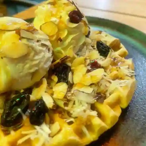 Waffle de Frutos Secos