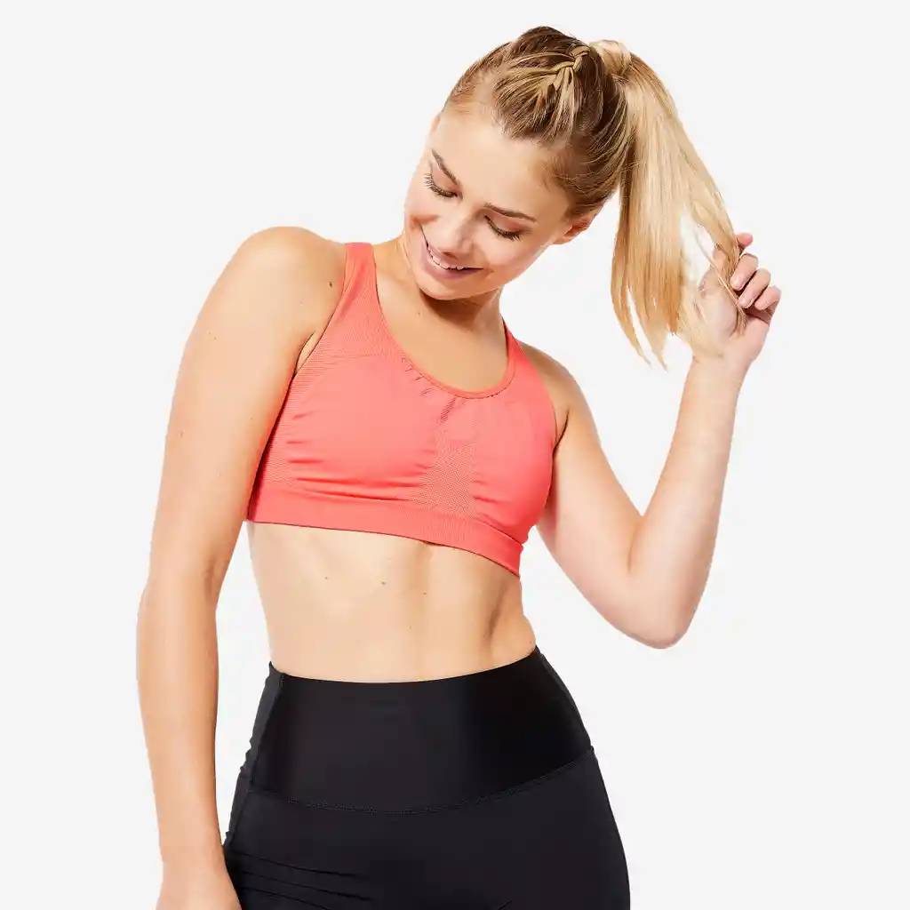 Top Deportivo Para Mujer First Ajuste Moderado Naranja