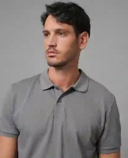 Camiseta Polo Hombre Gris Talla M 199G101_GRI173914 Rifle