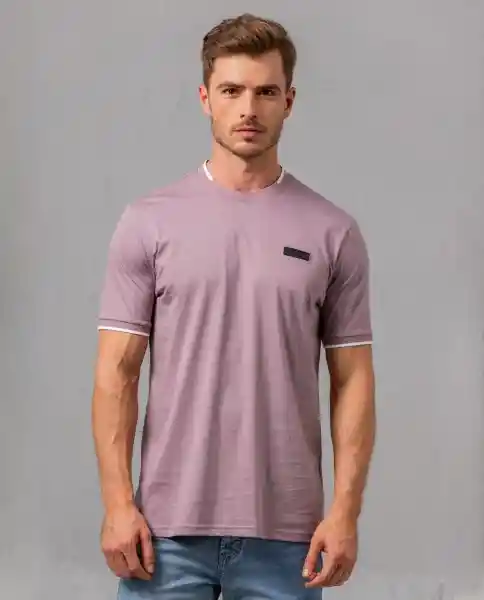 Camiseta Hombre Morado Talla XL Rifle