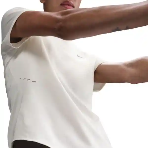 Nike Camiseta W Swift Df Top Manga Corta Mujer Gris Talla S