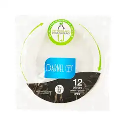 Darnel Platos Desechables Pandos Color Blanco