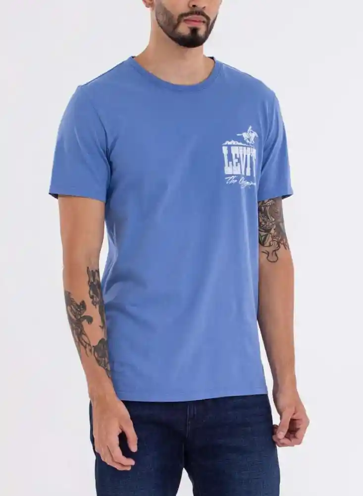 Camiseta Mc Hombre S-azul