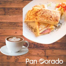 Crepes de Jamón y Queso con Bebida.