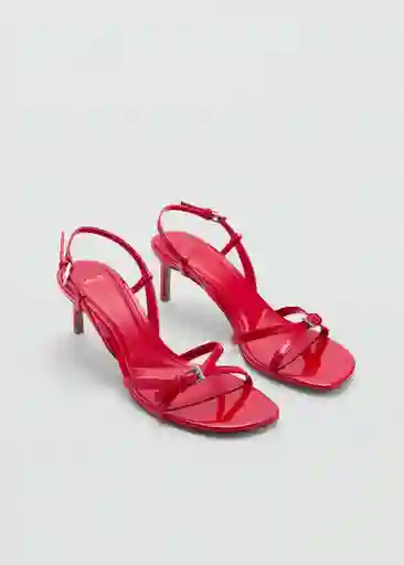 Sandalias Chai Rojo Talla 36 Mujer Mango