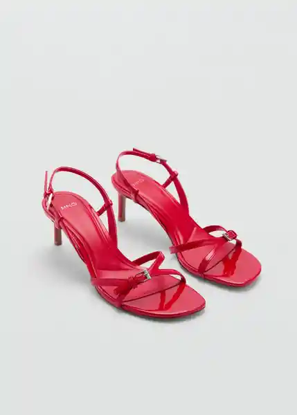 Sandalias Chai Rojo Talla 36 Mujer Mango