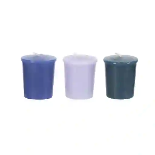 Set de Velas Rústicas Votivas Jazmín Casaideas