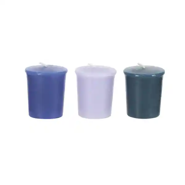 Set de Velas Rústicas Votivas Jazmín Casaideas
