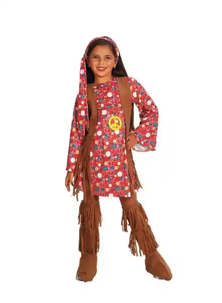 Disfraz Hippie Niña Surtido Talla 12 9822