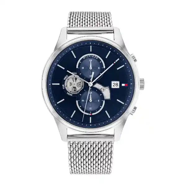 Reloj Weston Hombre Plateado 1710504 Tommy Hilfiger