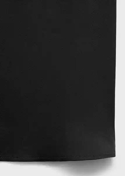 Camisa Sassa Negro Talla M Mujer Mango