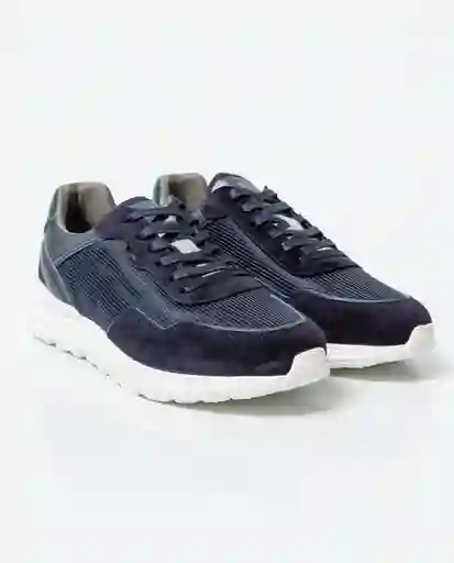Tenis Runner Ease Masculino Azul Dark Ultra Oscuro 43 Chevignon