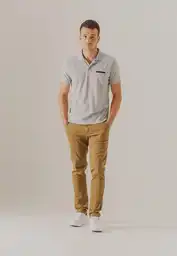 Pantalón Ajustado Para Hombre Caqui Talla 30 Arkitect