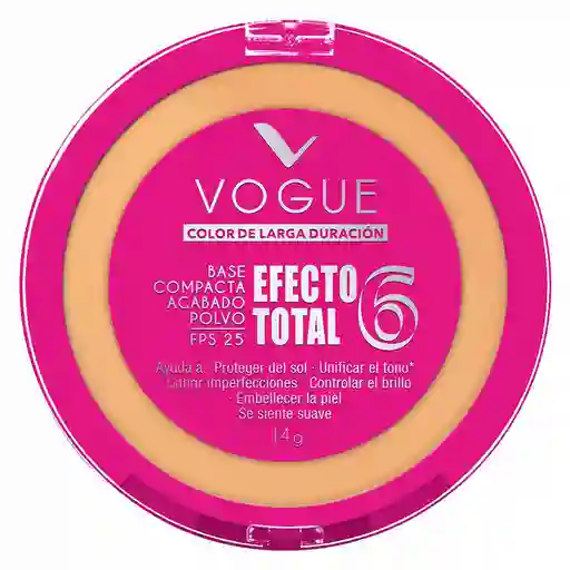Vogue Base Polvo Efecto Total 6 Avellana