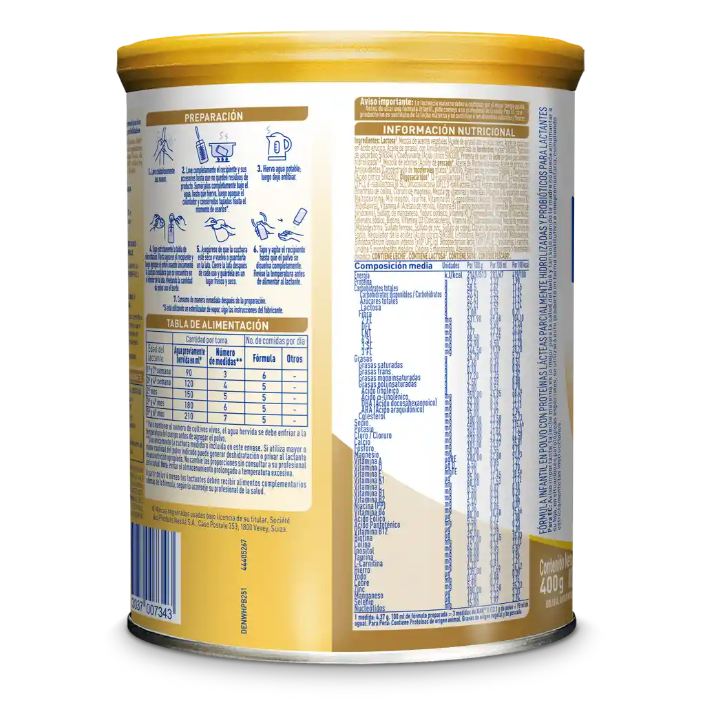 Fórmula infantil NAN SUPREMEPRO 1 x 400g