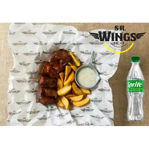 Combo Costillitas Ahumadas + Sprite Original 400ml