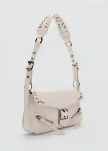 Bolso M Valentin Blanco Talla 99 Mujer Mango