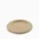 Plato Base Dahlia Dorado Ambiente Gourmet