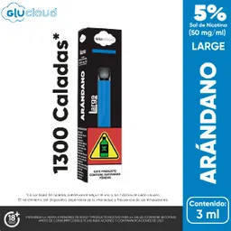 Vapeador Glucloud Arándano Large