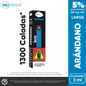 Vapeador Glucloud Arándano Large