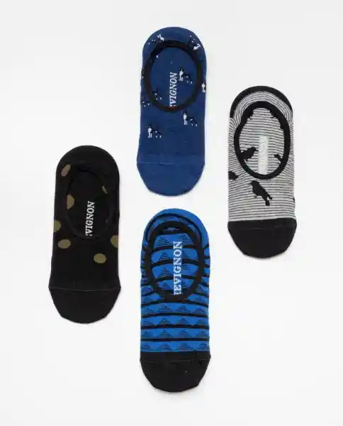 Pack Medias Invisible C. Talla 10-12 Sur999998 Chevignon