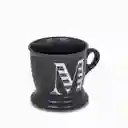Ambiente Gourmet Mug con Letra M Negro