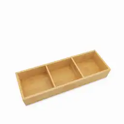 Caja Organizadora Divisiones en Bambú Ambiente Gourmet