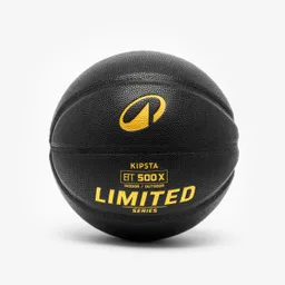 Tarmak Balón de Baloncesto Negro/Dorado Talla 7 BT500