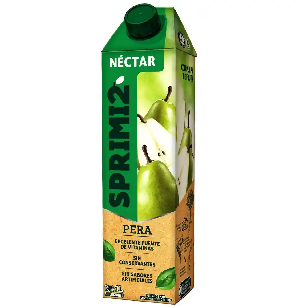 Nectar Sprimi2 Nectar Fruta Con 20% Pulpa de Pera.