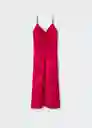 Vestido Kate Rojo Talla 21 Teen Niñass Mango