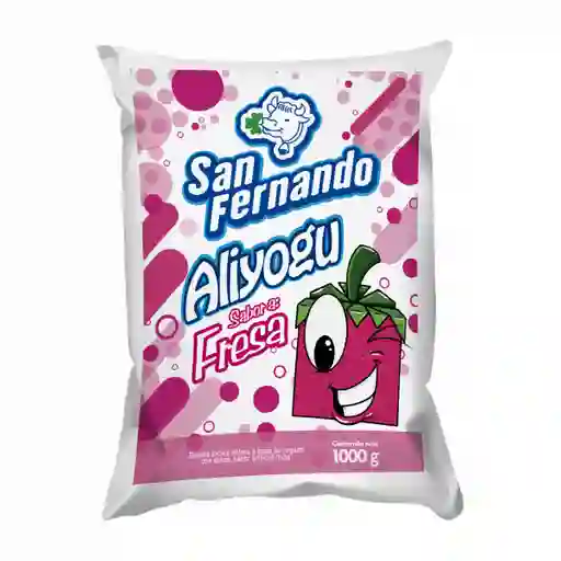 San Fernando Bebida Láctea Fresa Bolsa