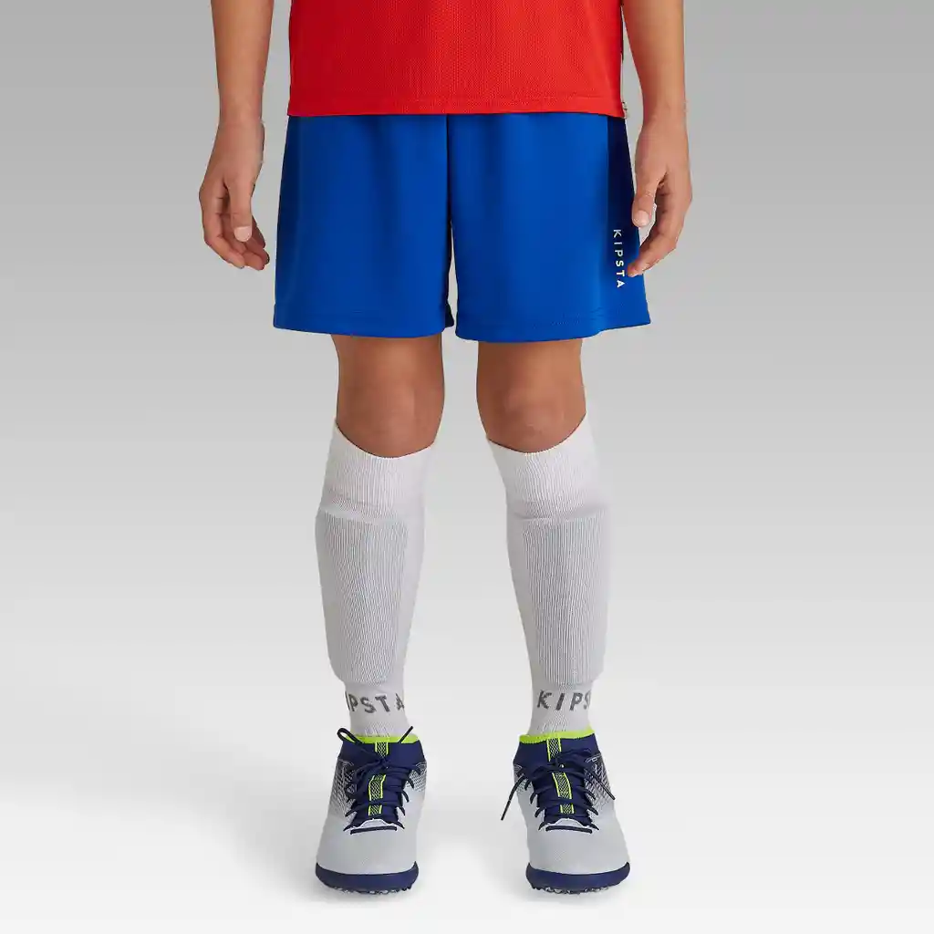 Pantaloneta de Fútbol Para Niños Kipsta Essentiel Azul