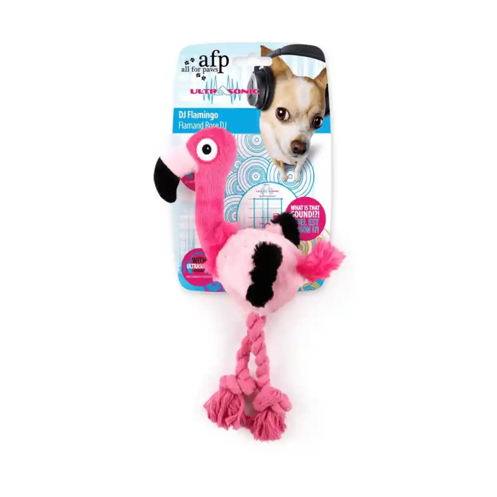 Afp Juguete Para Perro Ultrasonic Flamingo