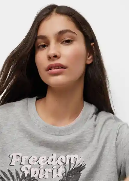 Buzo Sudadera Aguila Gris Claro Vigoré Talla 19 Teen Niñas Mango