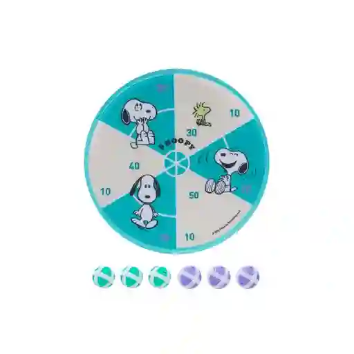 Dardo Con Bolas Adhesivas Serie Snoopy Summer Travel Miniso