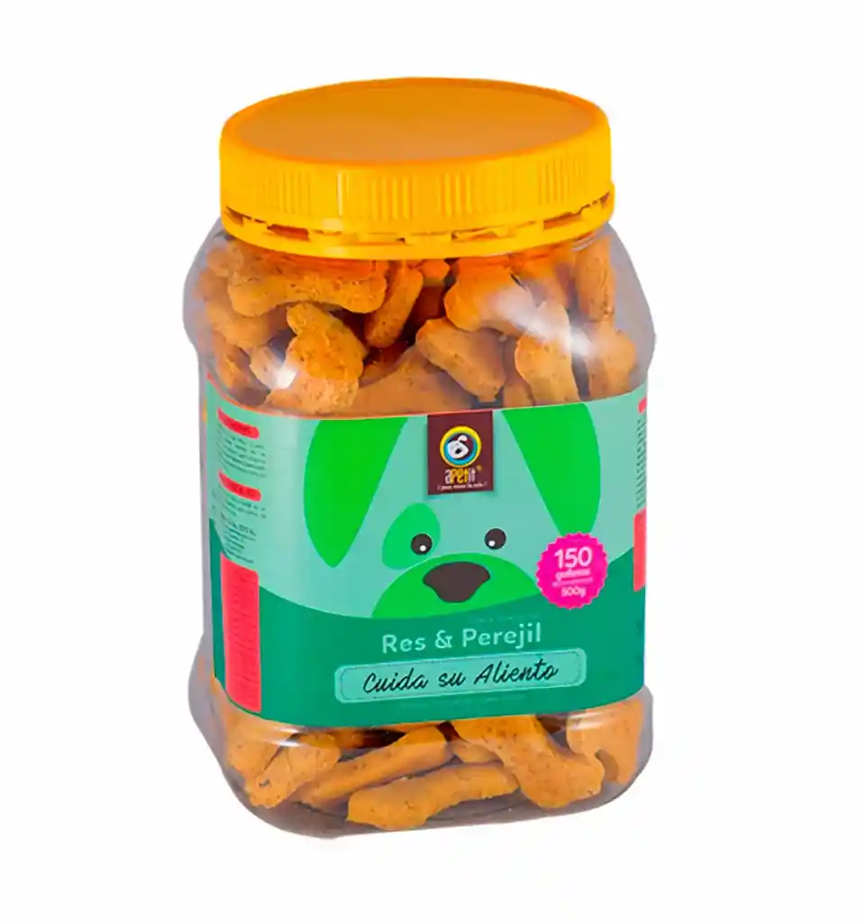 APETIT Snack Galletas para Perro Sabor a Res y Perejil 