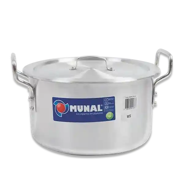 Munal Olla Aluminio Recortado 22 cm