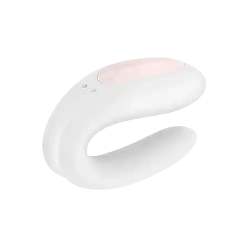 SATISFYER Vibrador Double Joy Para Parejas Blanco