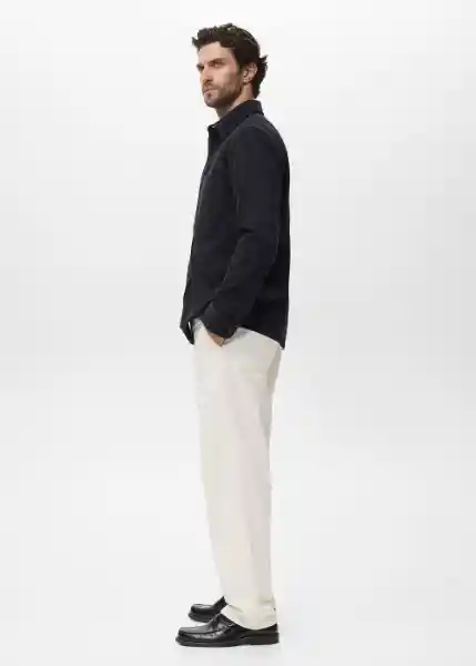 Sobrecamisa Jazz Navy Talla S Hombre Mango