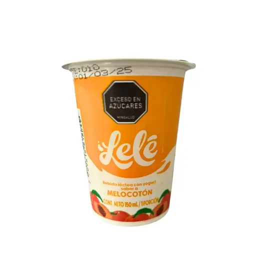 Bebida Láctea Con Yogurt de Melocotón - Lele 150 ml