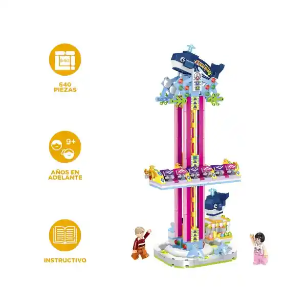 Set de Construcción Parque de Atracciones Tower Ride Miniso