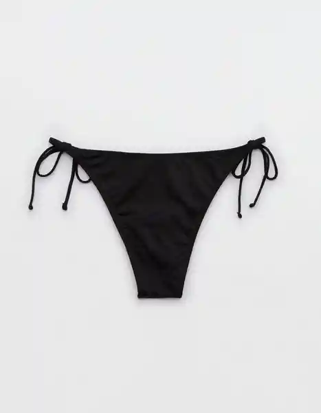 Panti de Bikini Aerie Negro Talla: SMALL 5814073 American Eagle