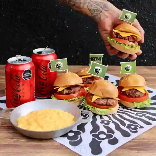 Combo Cheddar Squad Y Coke